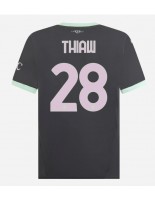 AC Milan Malick Thiaw #28 Kolmaspaita 2024-25 Lyhythihainen